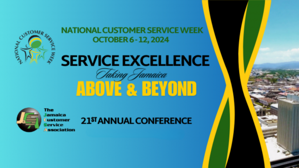 Alicia Lyttle speaking at National Customer Service Week 2024 on AI in Jamaican customer service