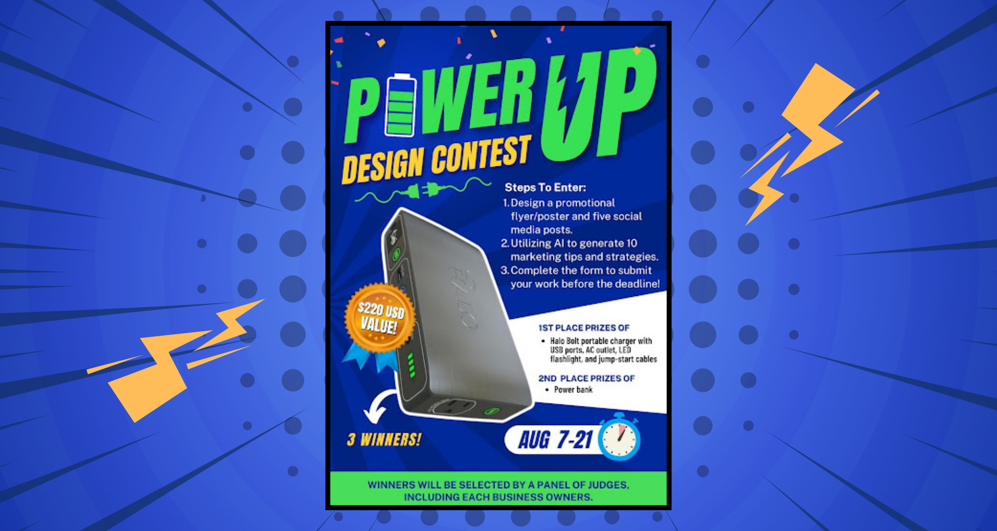 Power Up Design Contest Jamaica