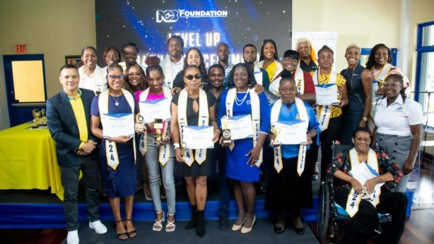 N.C.B. Foundation Level Up Programme Graduation attendees celebrating their achievement